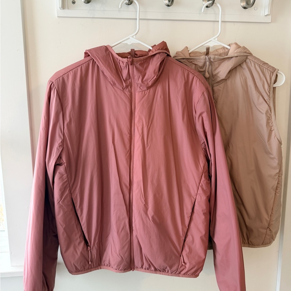 Aritzia Pink Puffer Jacket